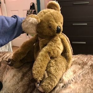 Vintage 80s Stuffed Animal Backpack